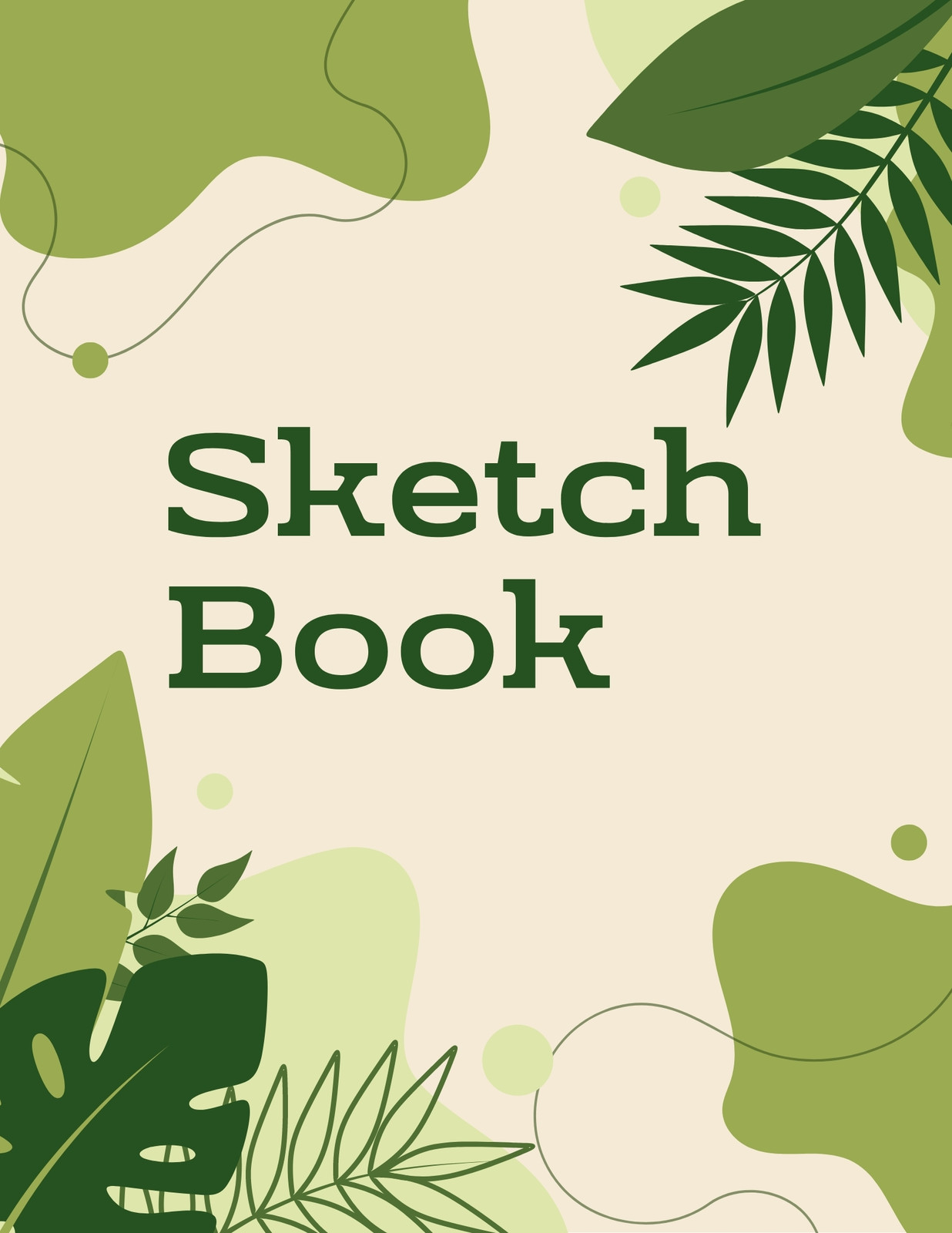 Sketch Book: Floral Deer Themed Personalized Artist Sketchbook For Drawing  and Creative Doodling (Paperback)