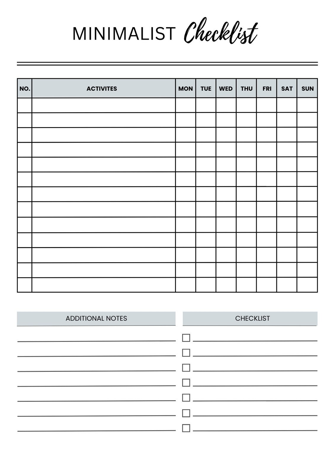 Annual Cleaning Checklist {free printable}