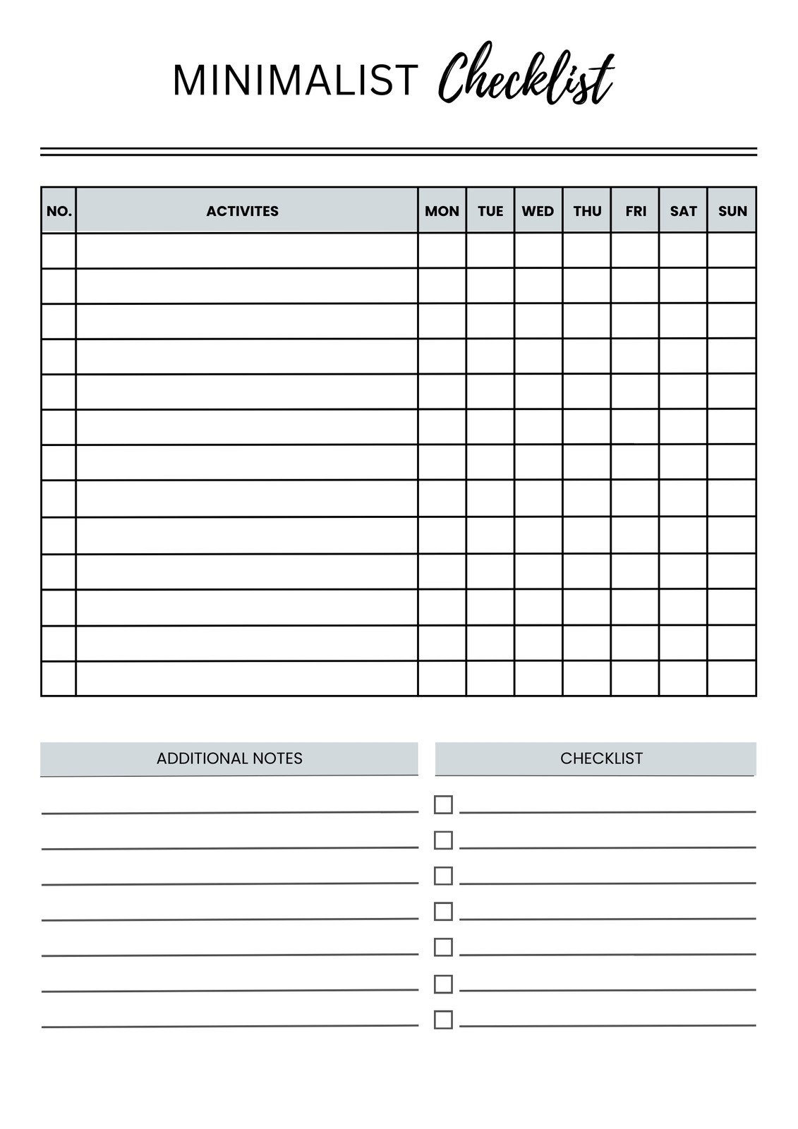 Cleaning Charts Templates