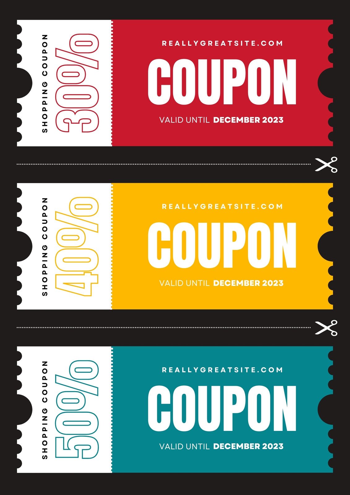 Sample program coupons
