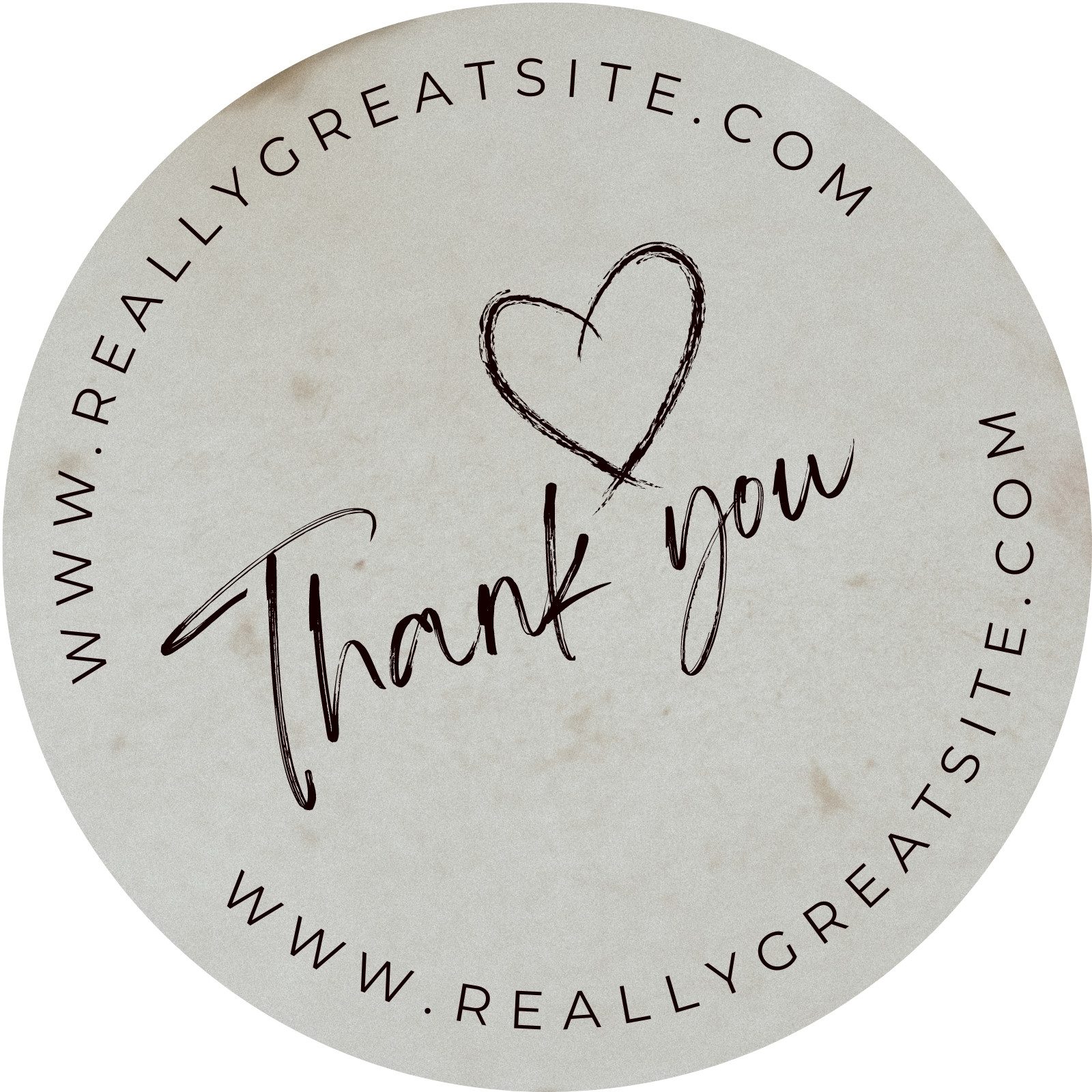 Free printable business thank you stickers