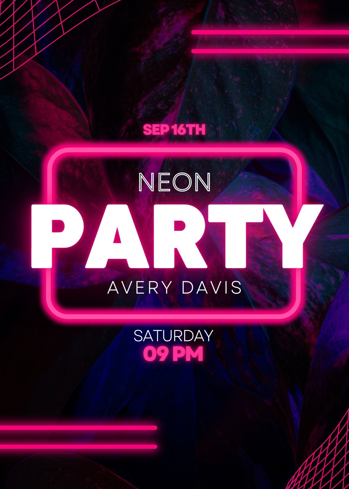 neon party