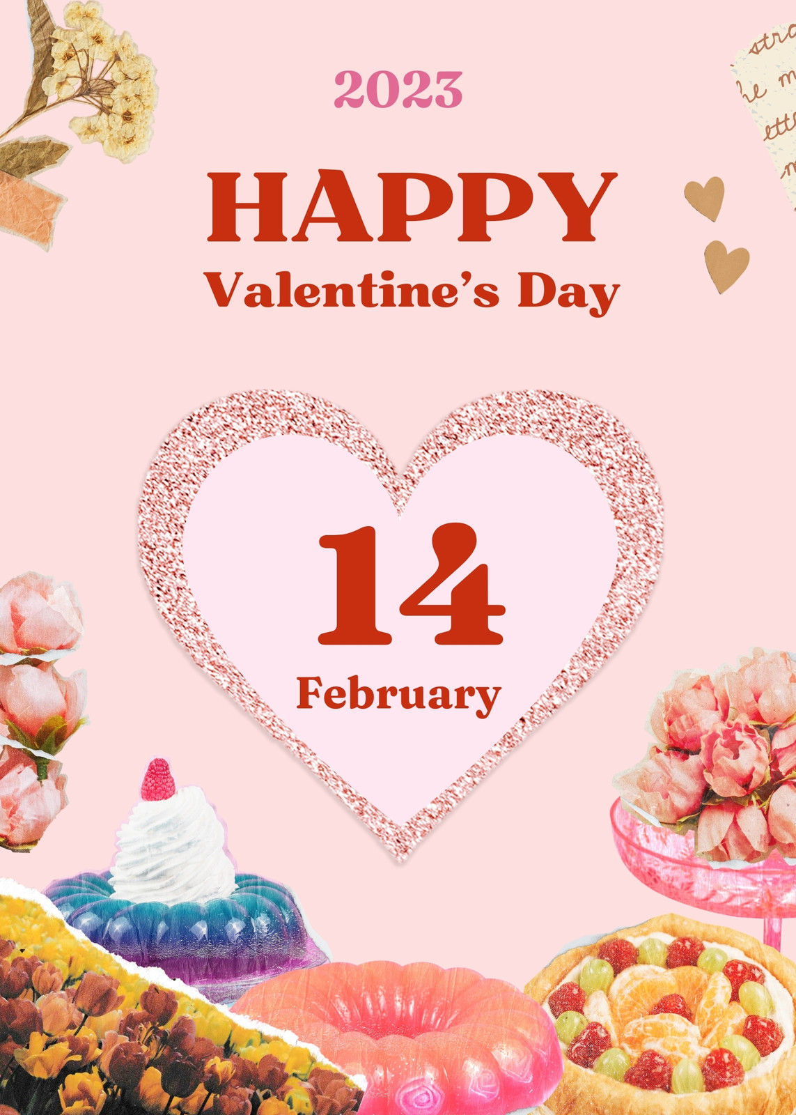 Page 8 - Free custom printable Valentine's Day card templates | Canva