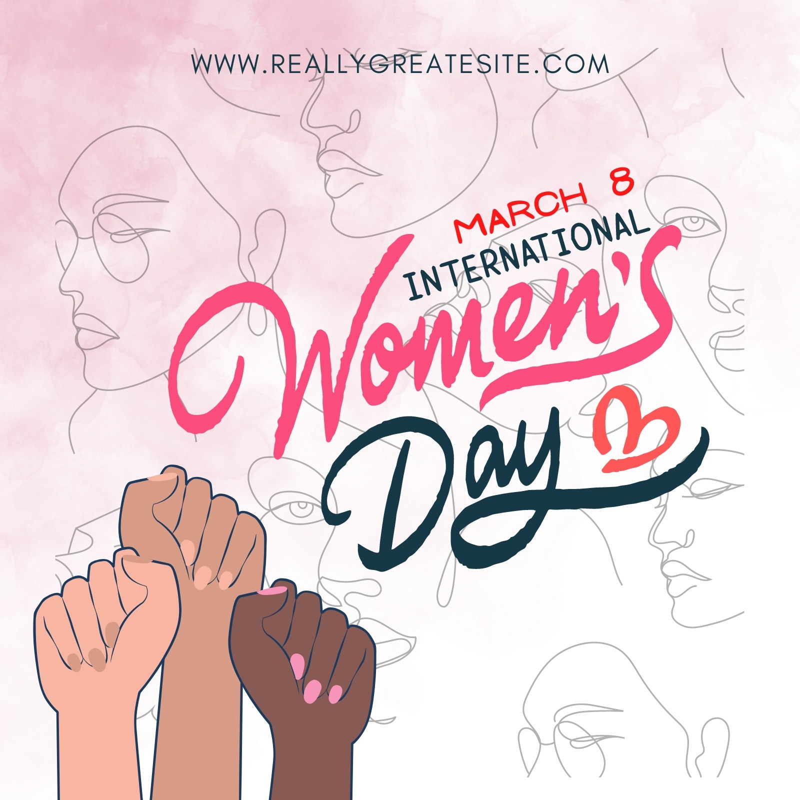 Happy womens day for lady face card design vector Vectors graphic art  designs in editable .ai .eps .svg .cdr format free and easy download  unlimit id:6820569