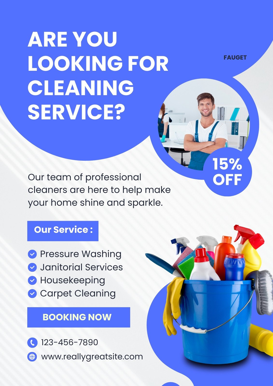 Commercial Cleaning Services Flyers