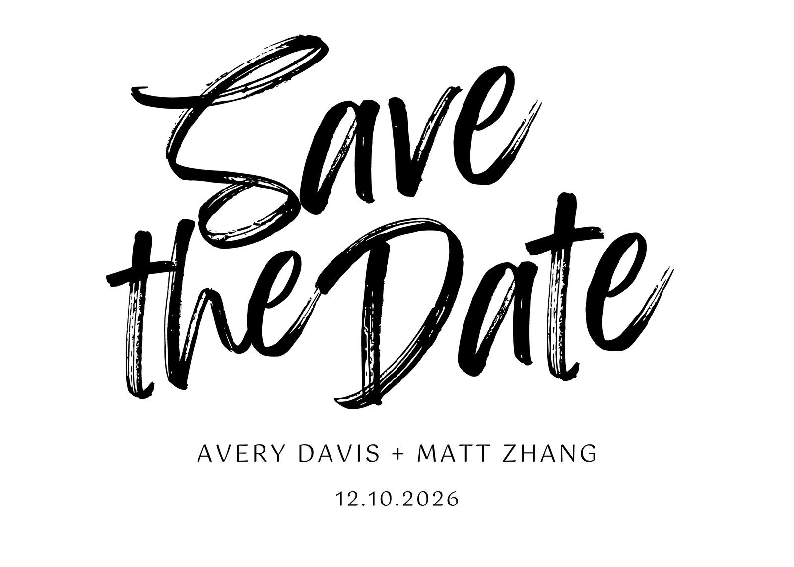 Save The Date Cards | Personalize & Order Prints From Canva