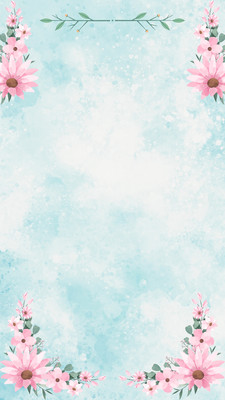 Free and customizable floral background templates