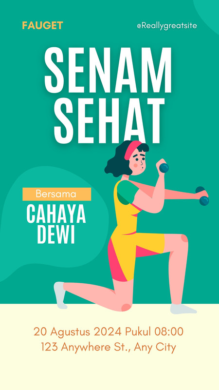 Halaman 6 Gratis Desain Contoh Olahraga Canva