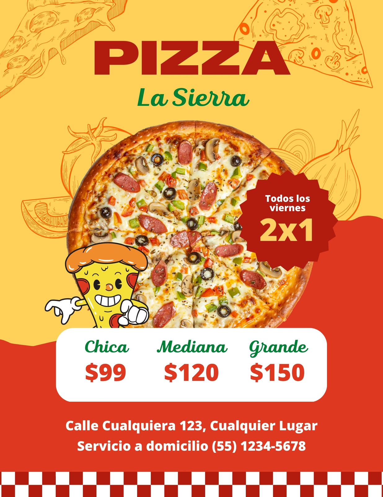 Plantillas pizza - Gratis y editables - Canva