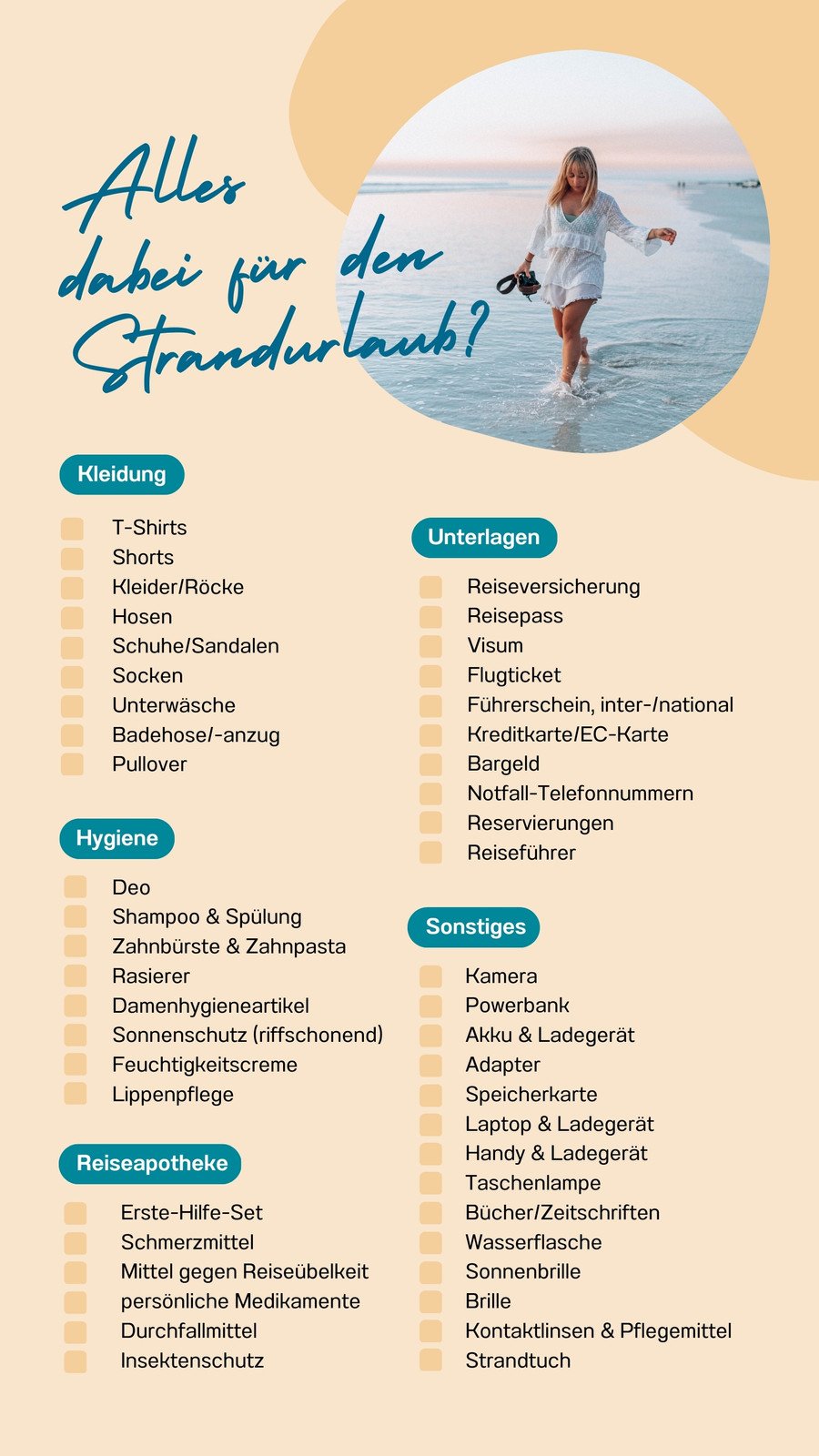 Packliste Urlaub - Nachhaltige Reisebegleiter und faire Sommer Must-Haves -  livelifegreen