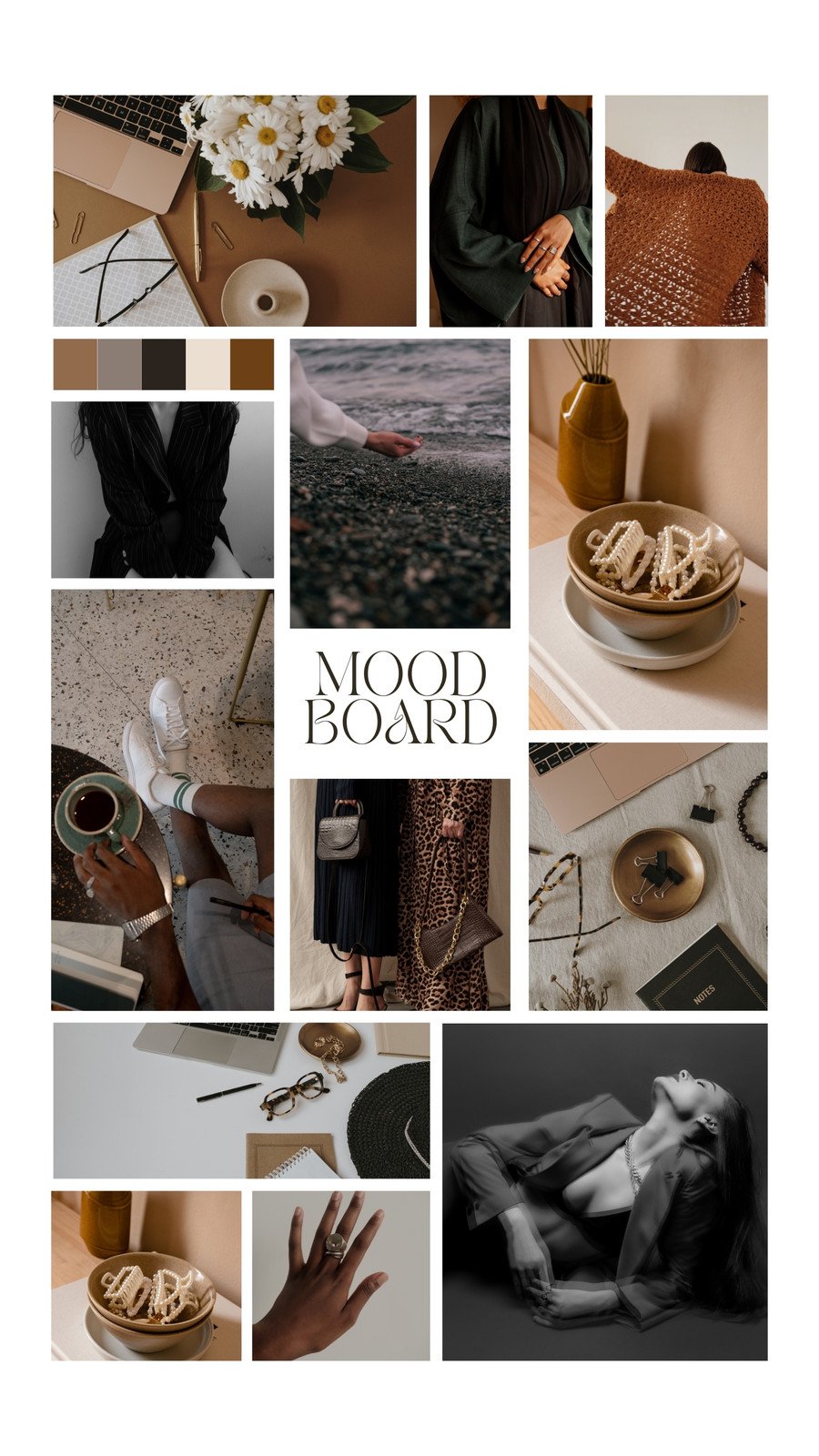 Brown aesthetic mood board  Aesthetic iphone wallpaper, Iphone