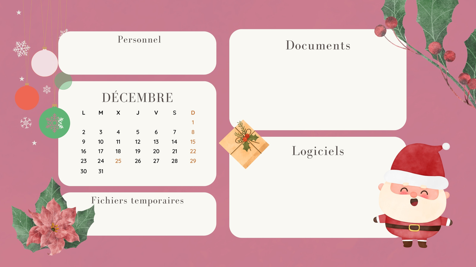 1 Pc Beige Papier Simple 2024 Calendrier Graphique Rose - Temu France