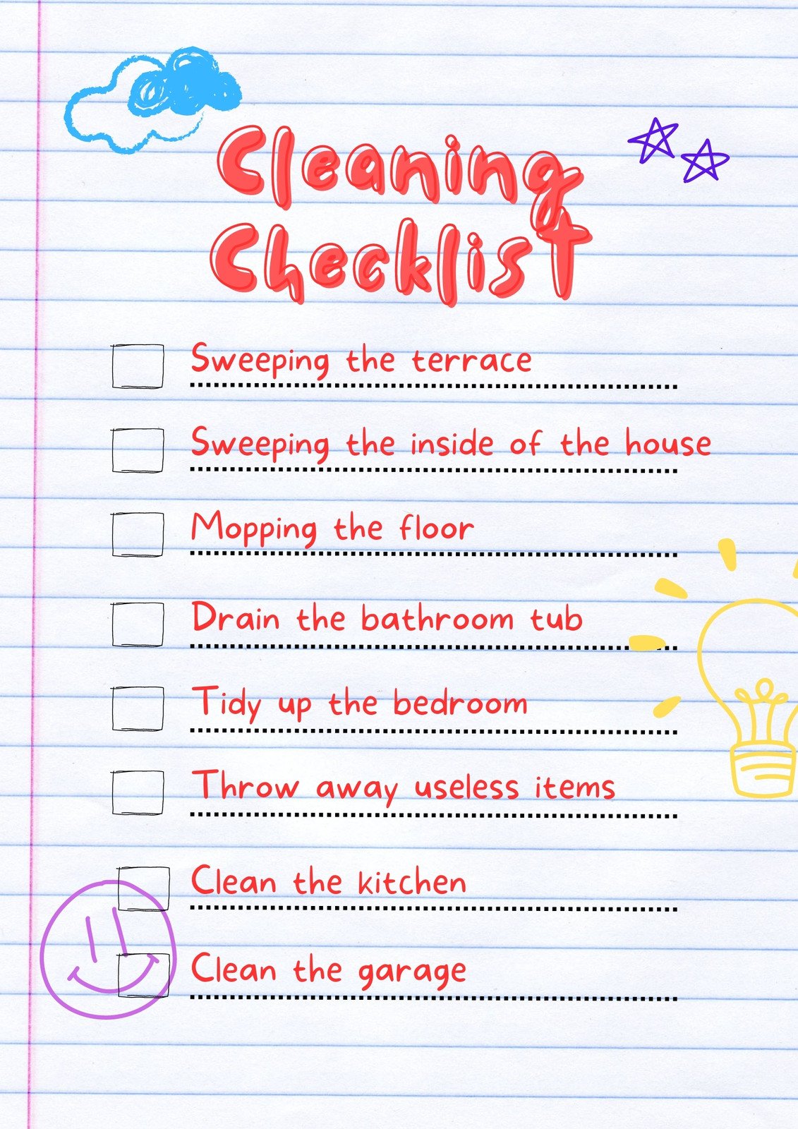 office spring cleaning memo