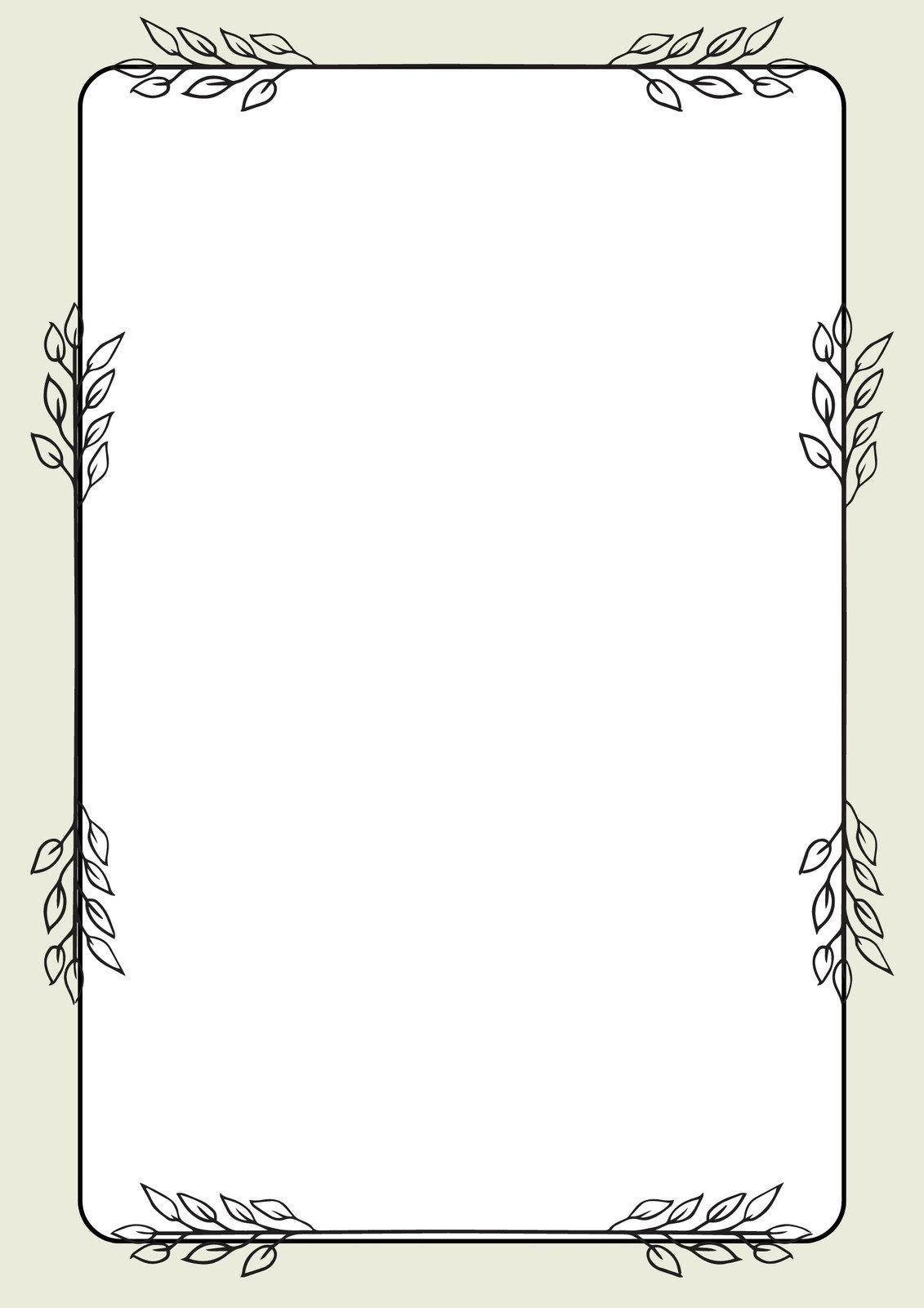 Page 2 - Free printable page border templates you can customize ...