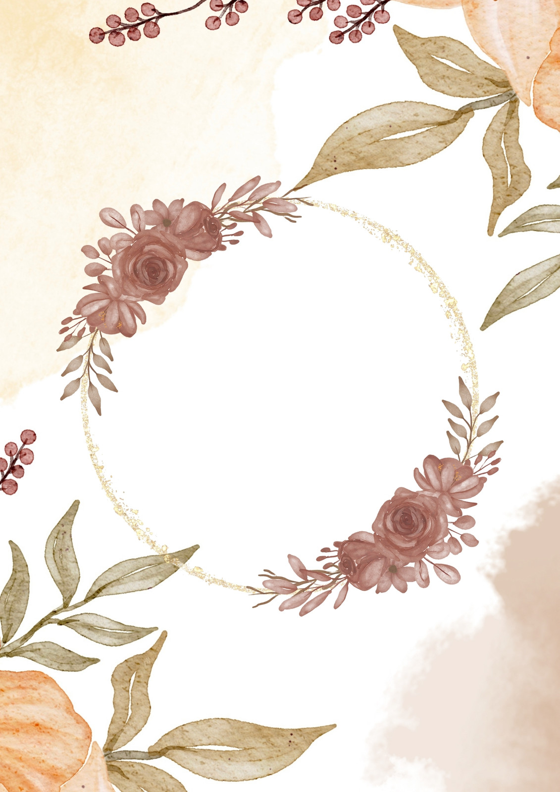 Page 5 - Free and customizable floral background templates