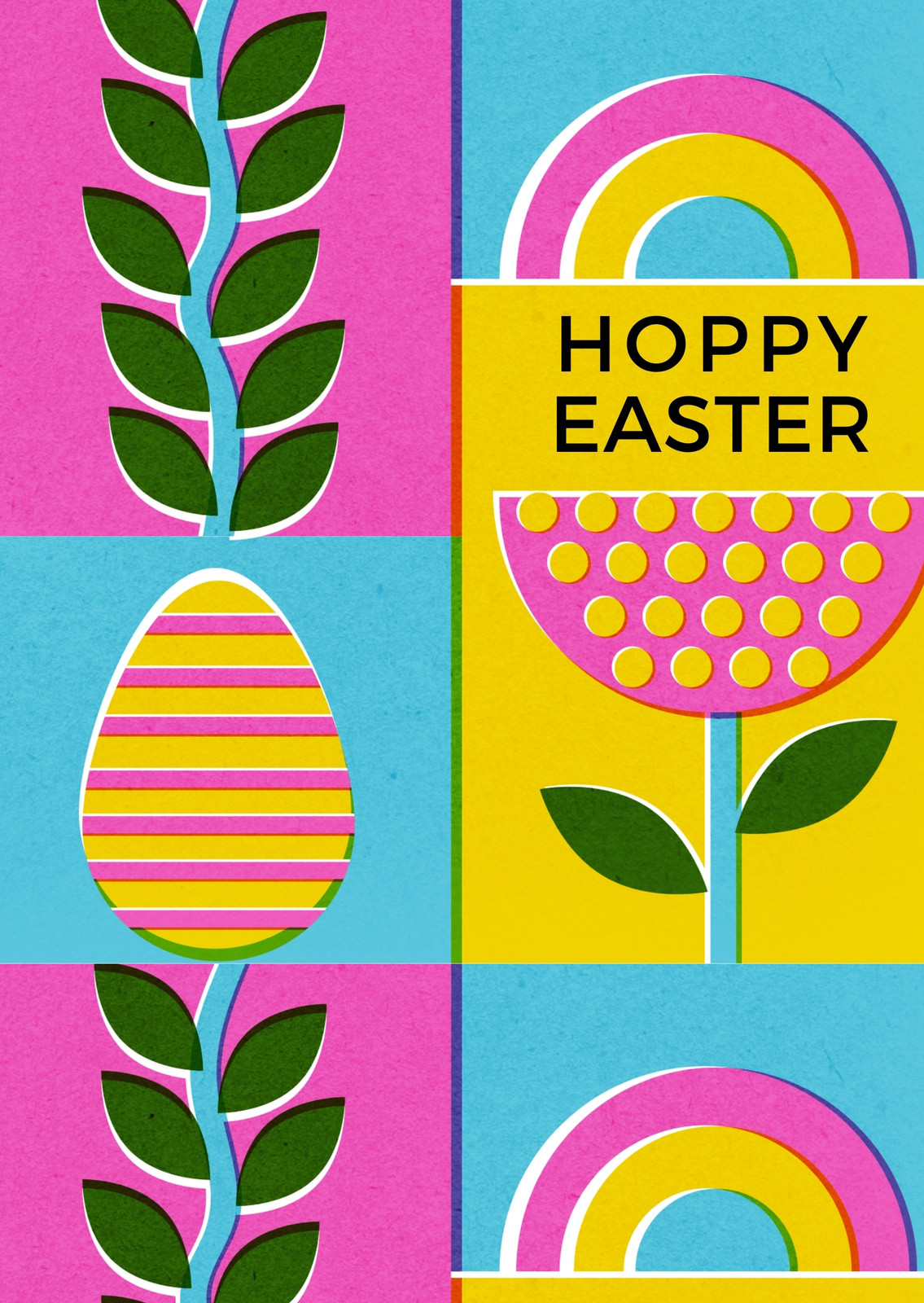 Free printable, customizable Easter card templates