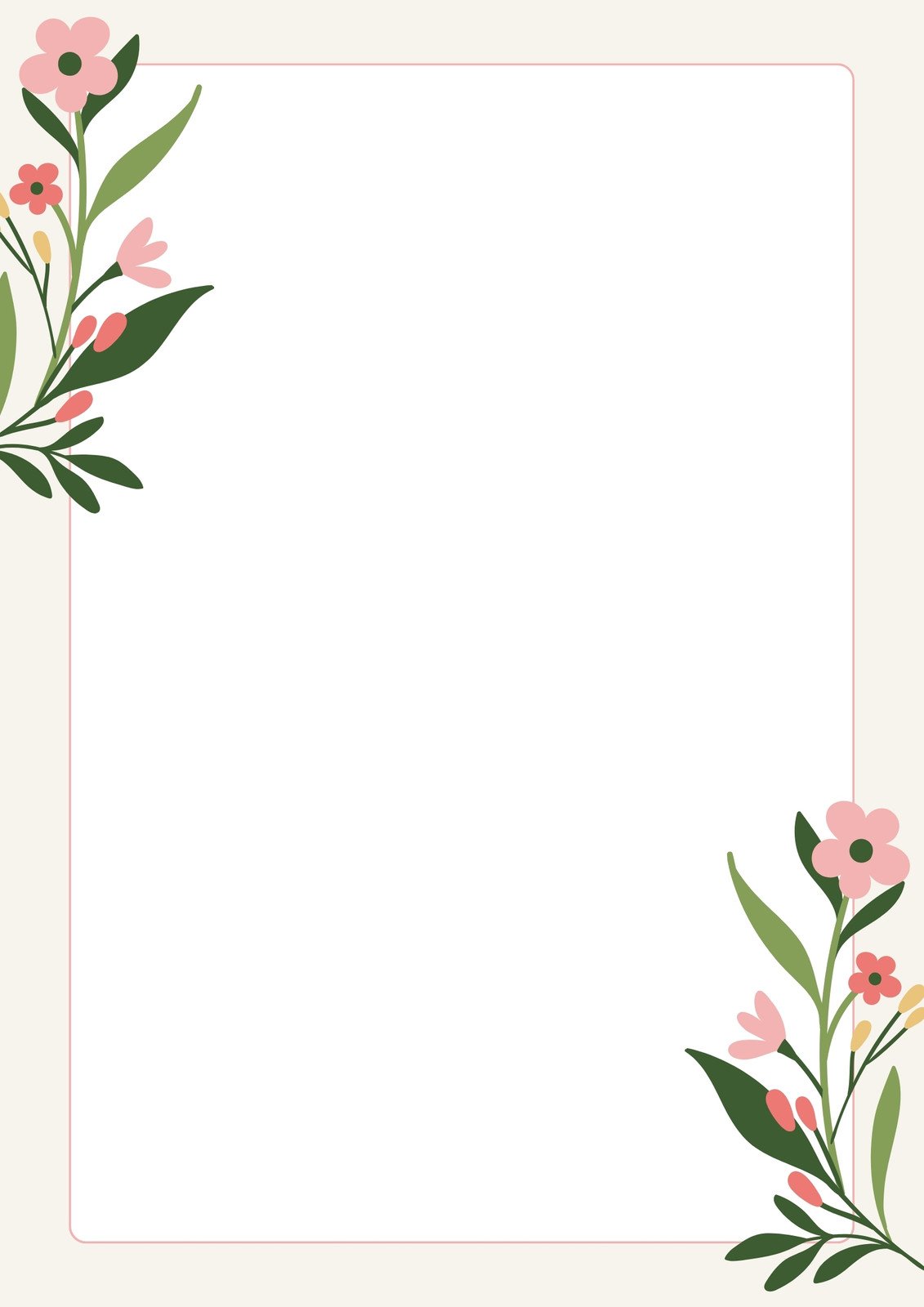 Page 4 - Free printable page border templates you can customize ...