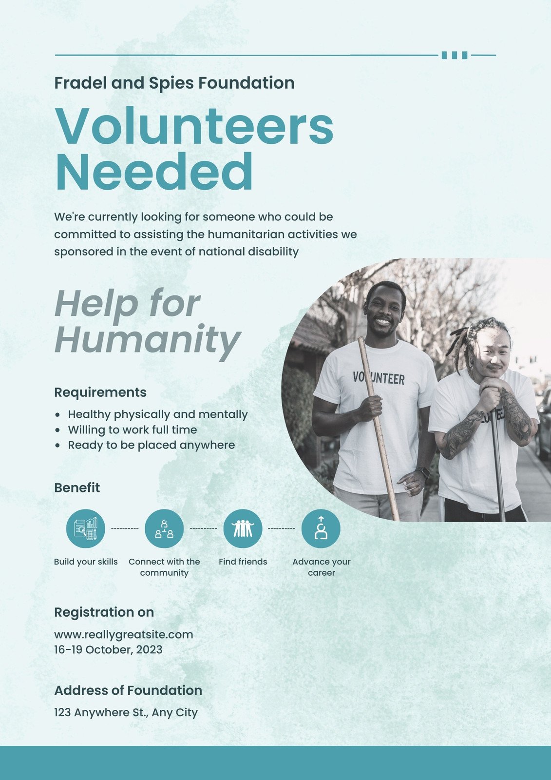 Volunteers Wanted Poster Template