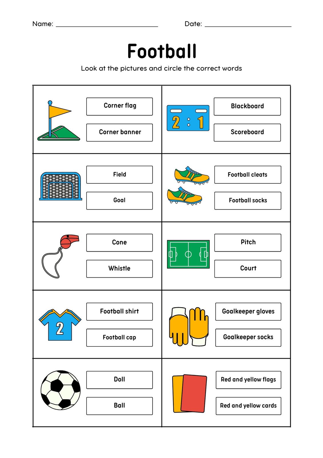 Free and customizable soccer templates