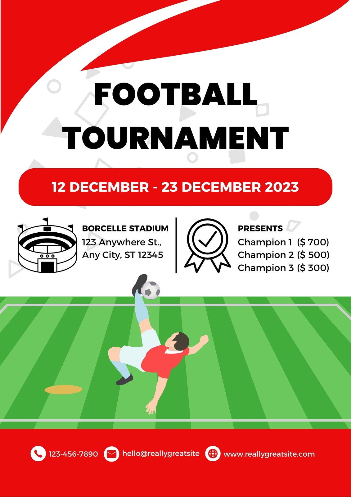 soccer tournament poster ideas