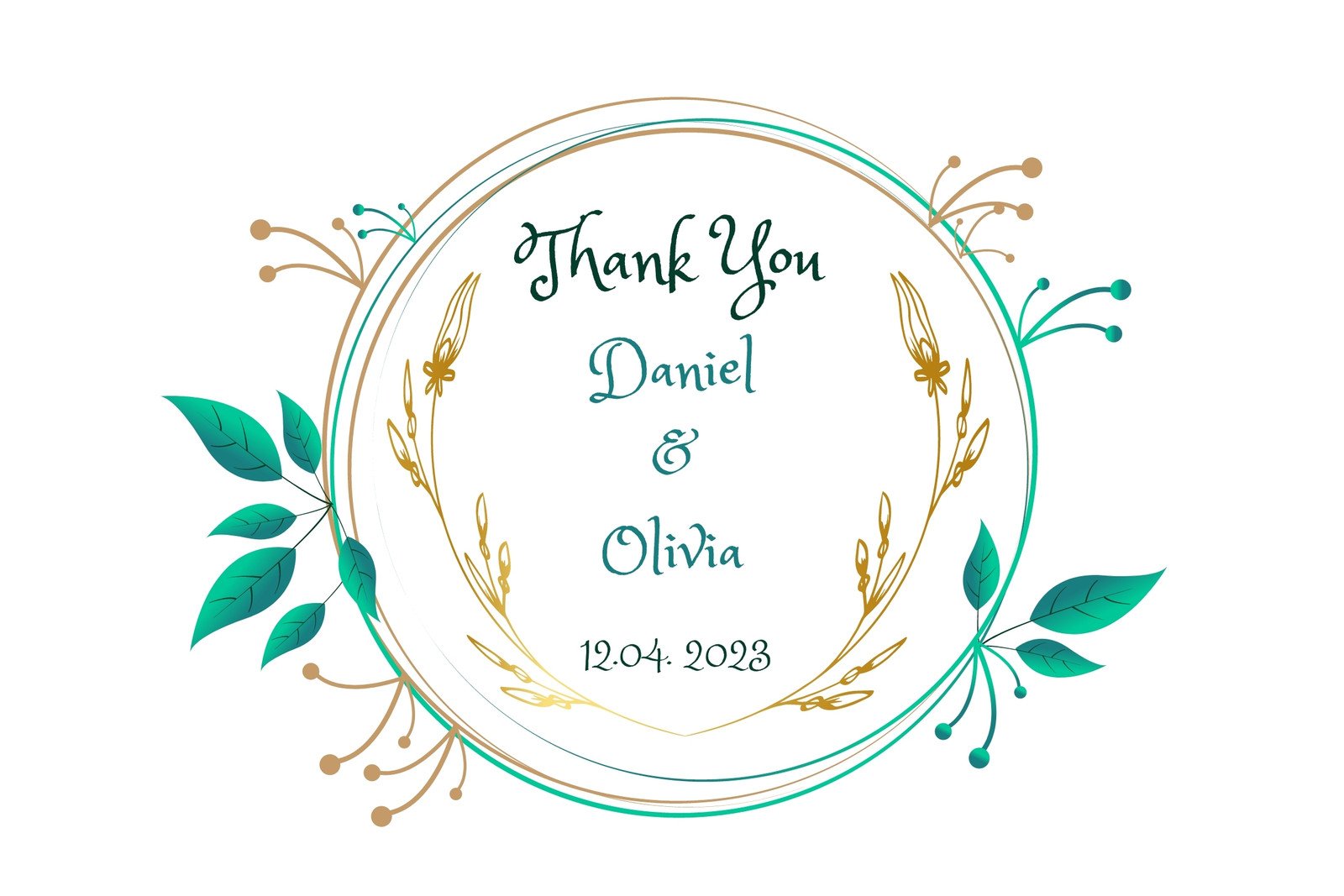 Personalized Wedding Stickers / Labels For Wedding Favour / Gift / Envelope  Seal