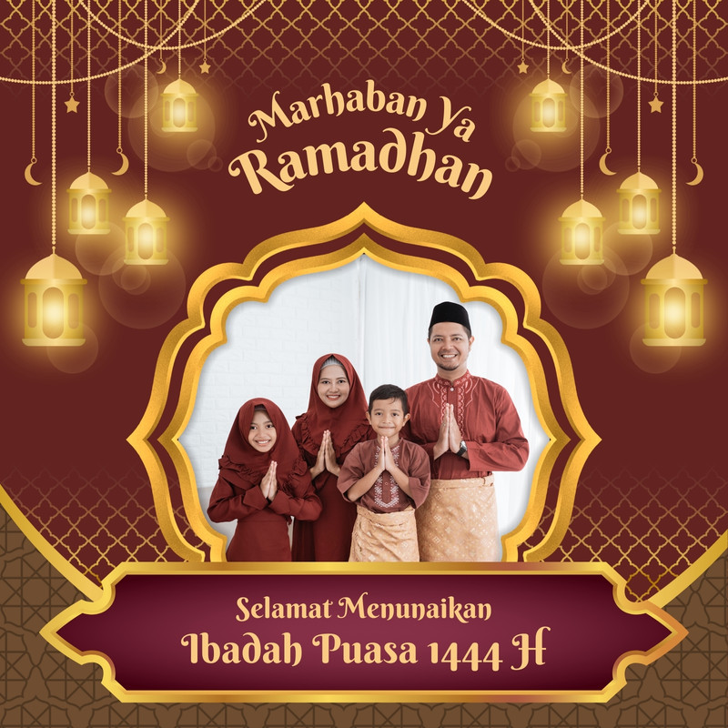 Gratis Desain Contoh Ucapan Ramadhan Canva