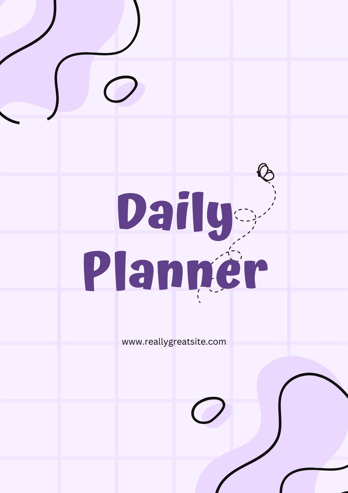 Blank Kids Daily Planner, Pastel Planner