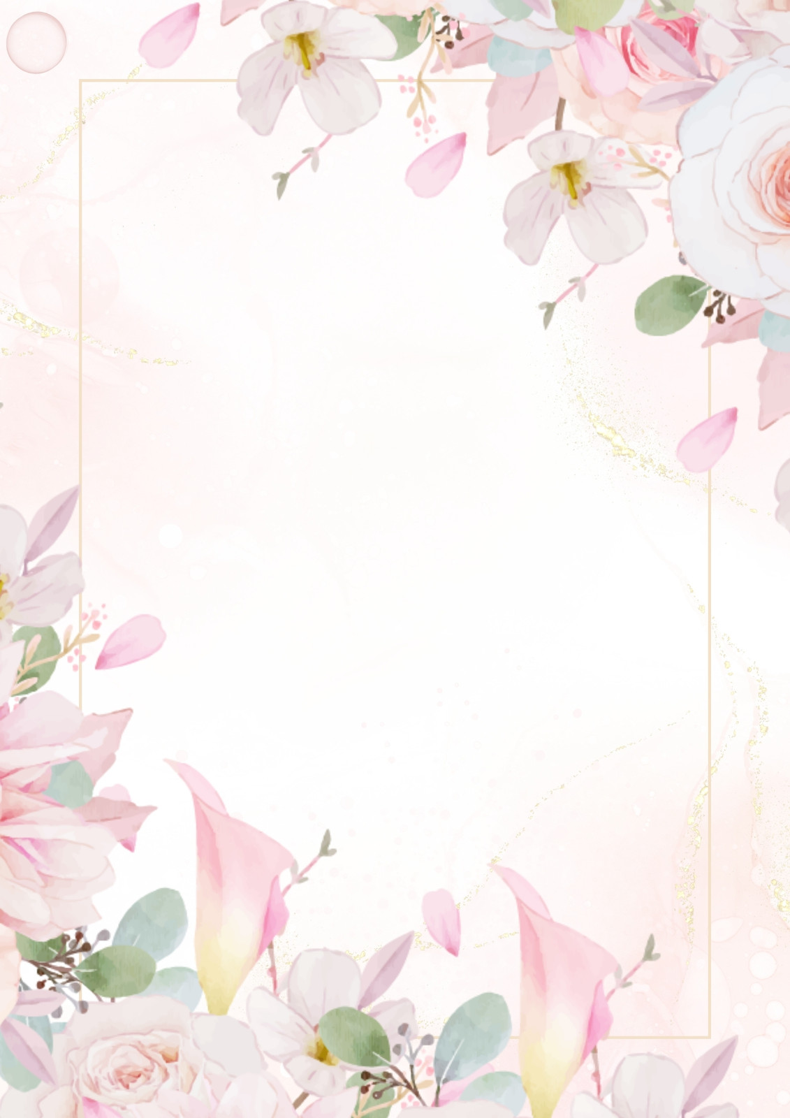 Free and customizable floral templates