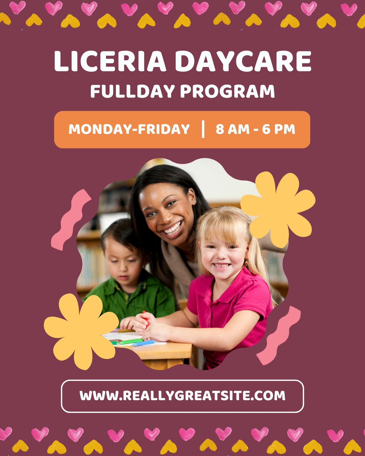 Free and customizable daycare templates