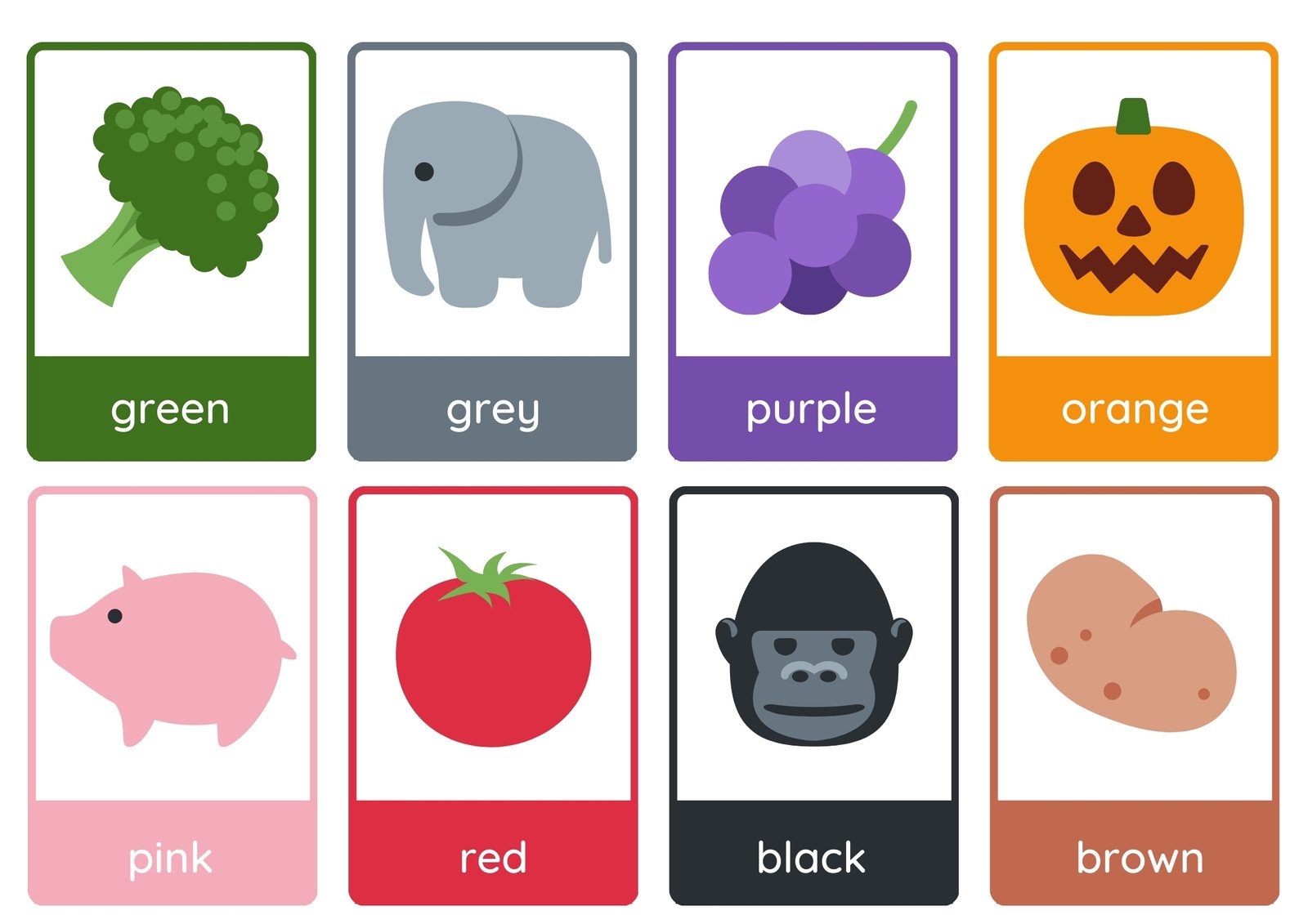 Free Printable Color Chart for Preschool  Preschool charts, Color  flashcards, Free preschool printables