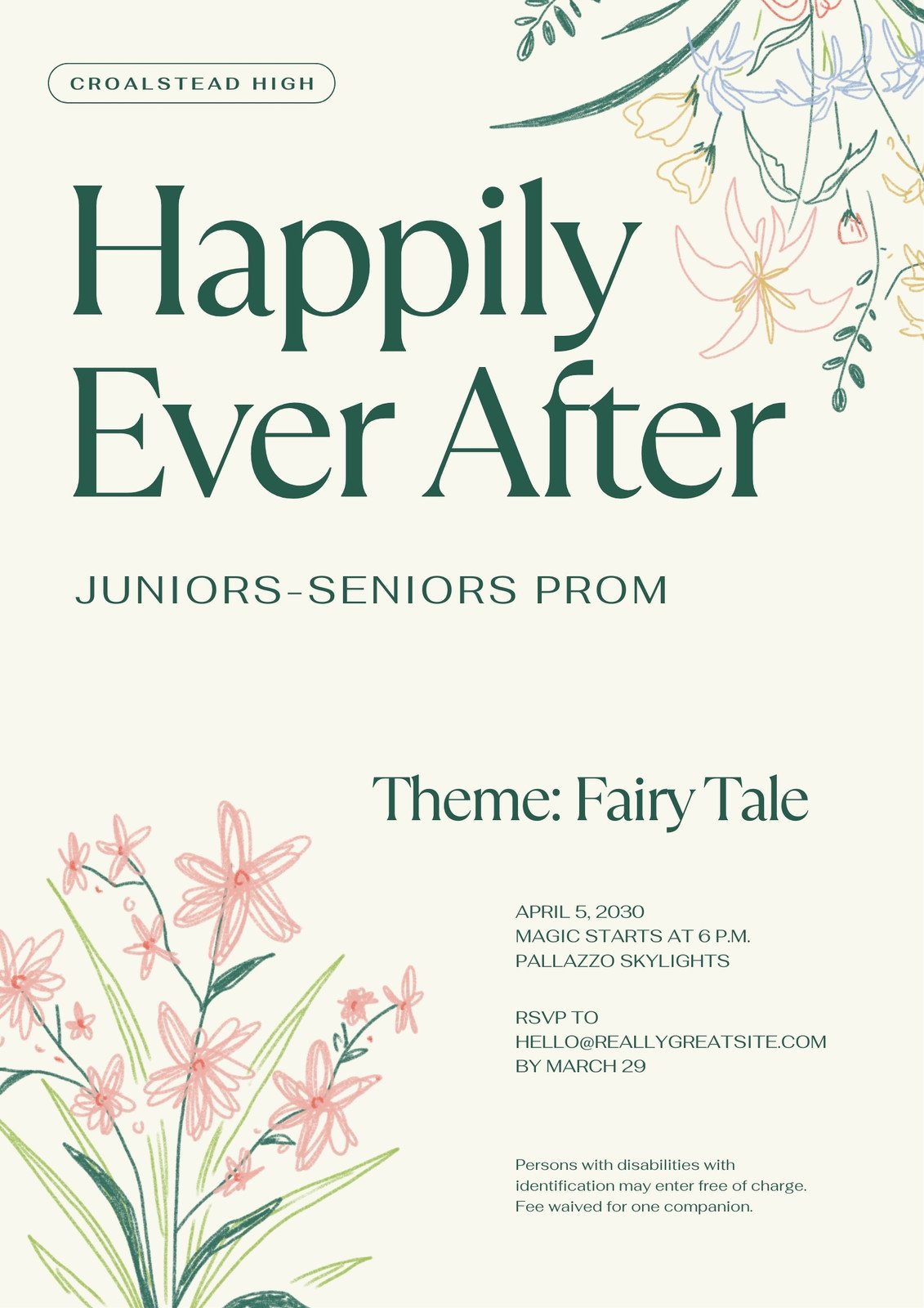 Page 2 - Free and customizable prom templates