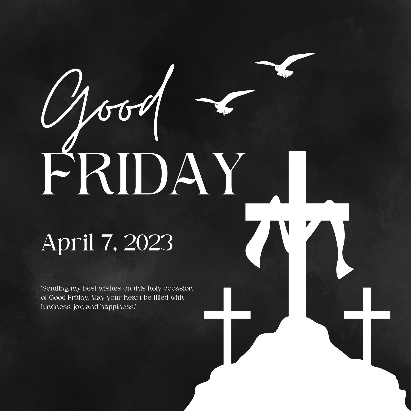 good friday images black and white