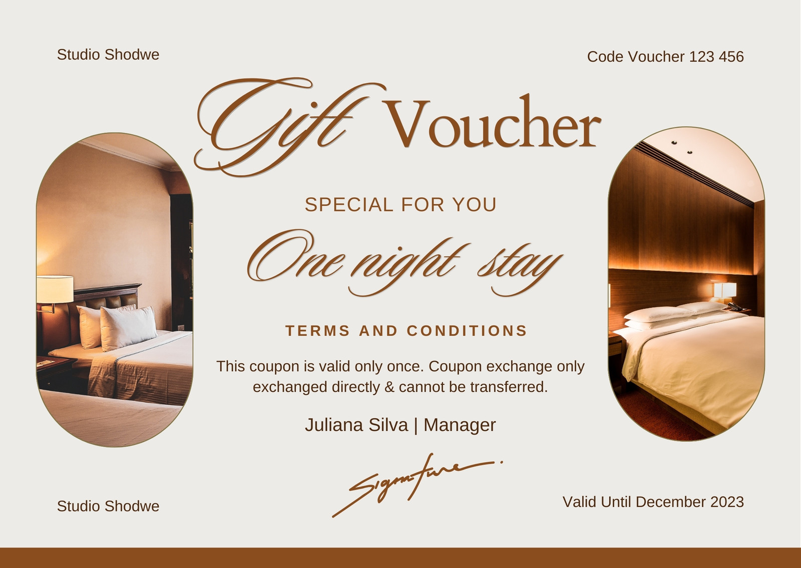 Gift Voucher - The Yeatman Hotel, amigos gift voucher 