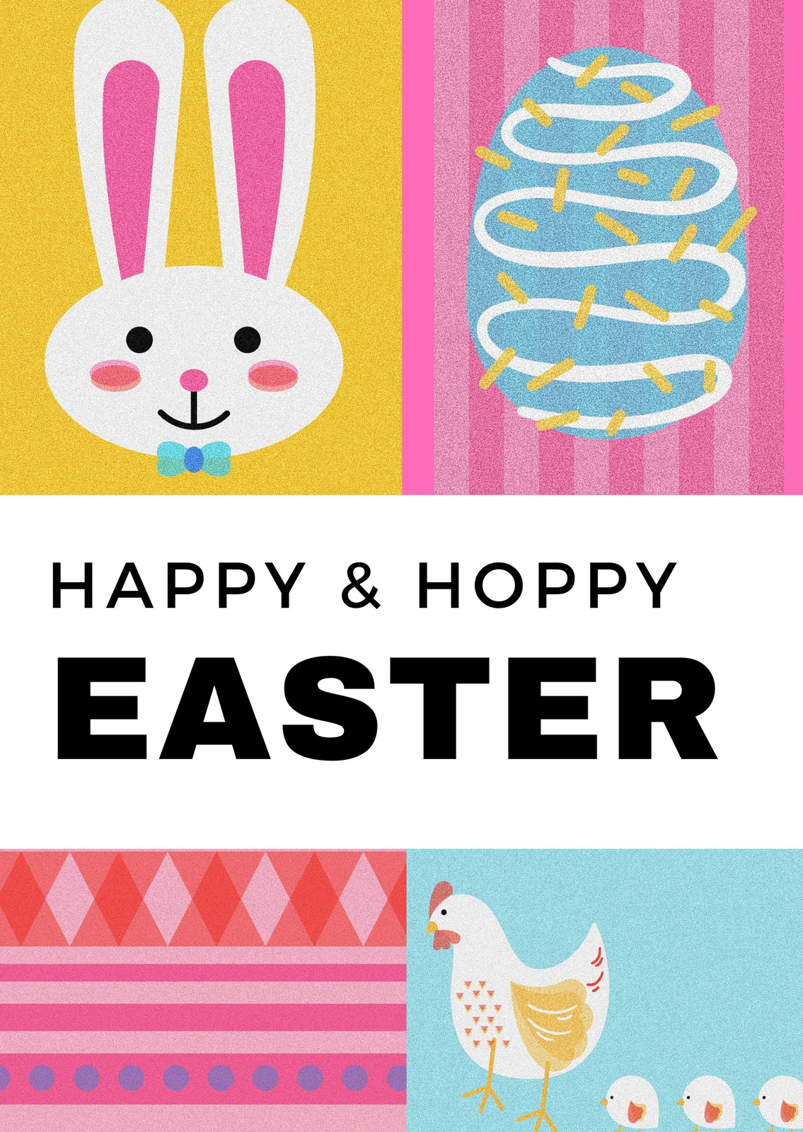 Free and customizable bunny templates