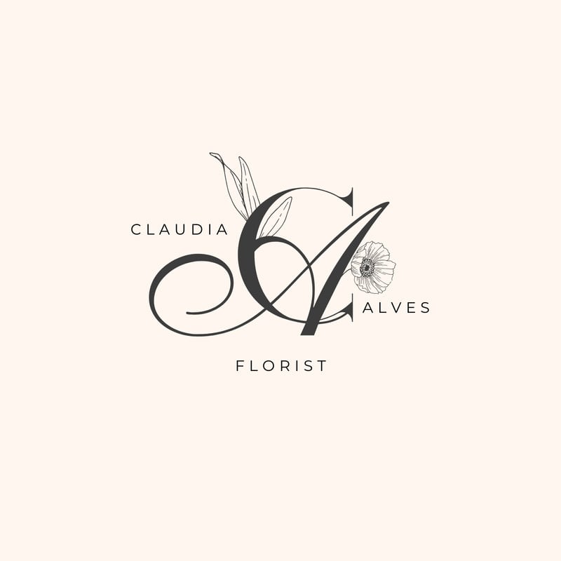 Floral logo design hi-res stock photography and images - Alamy