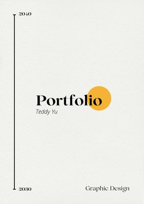 my portfolio cover page designs