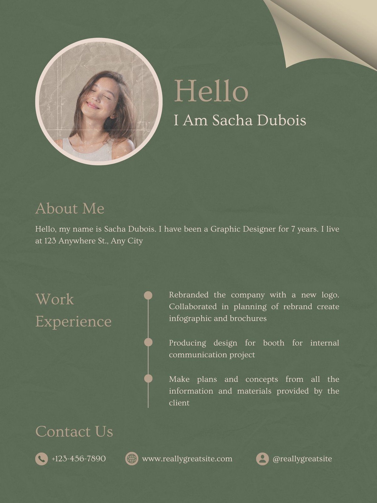 Page 2 - Free and customizable profile templates