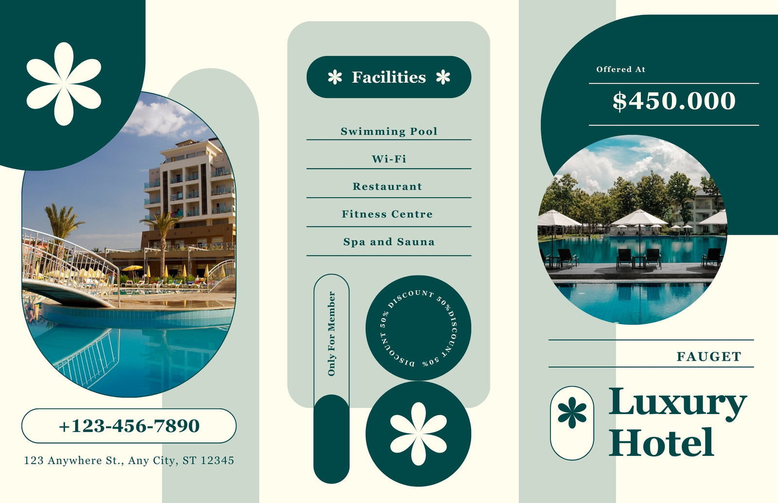 hotel leaflet design