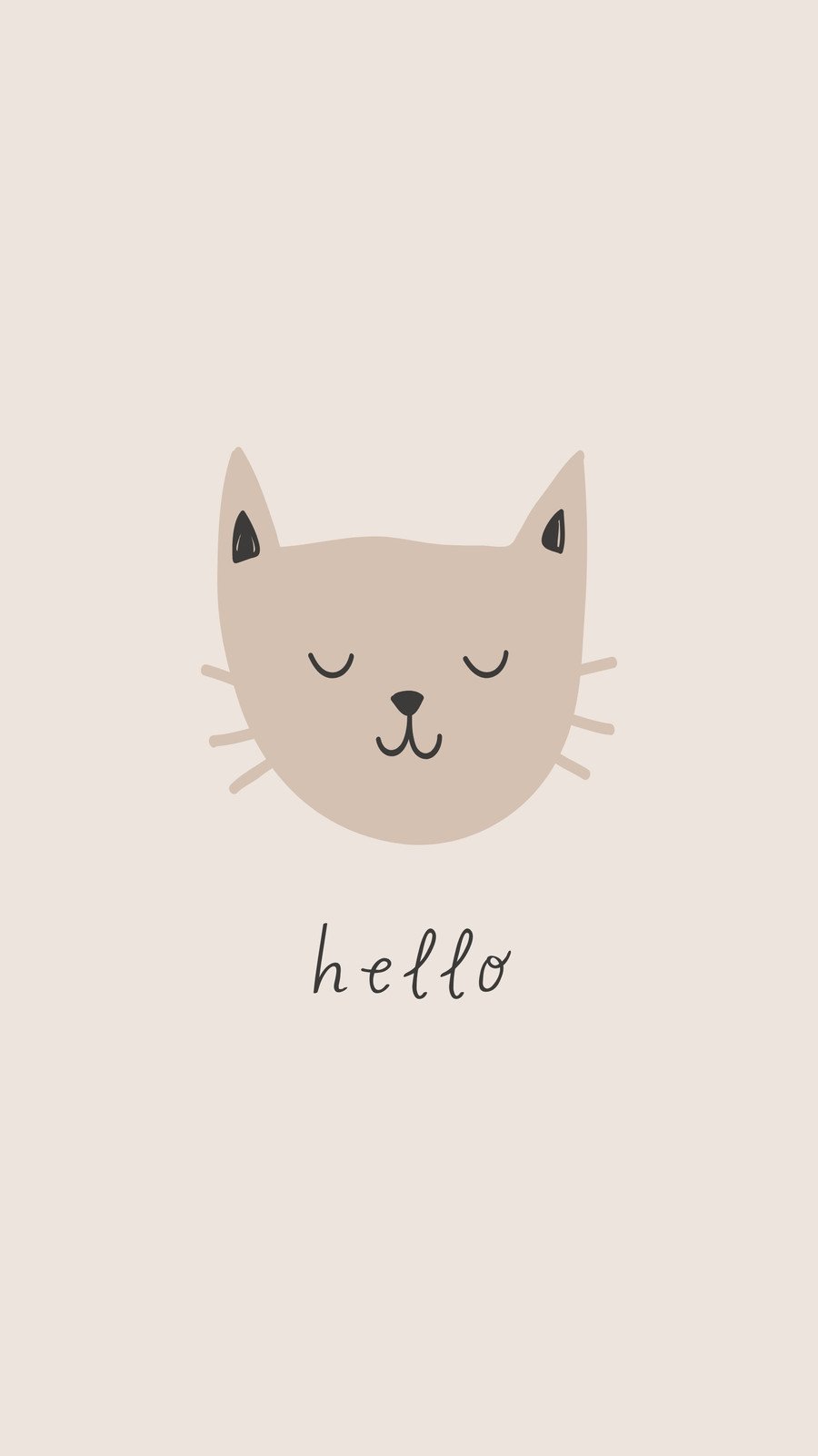 Page 5 - Free and customizable cute cat wallpaper templates