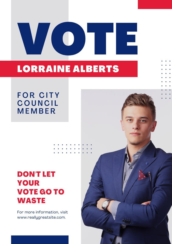 election poster background