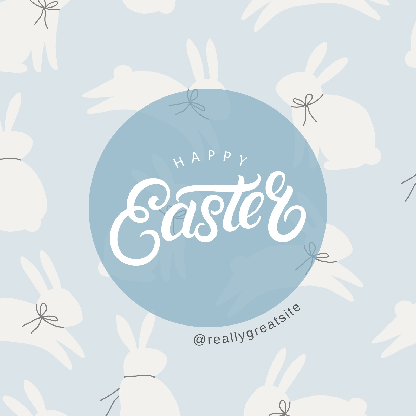 Free and customizable easter templates