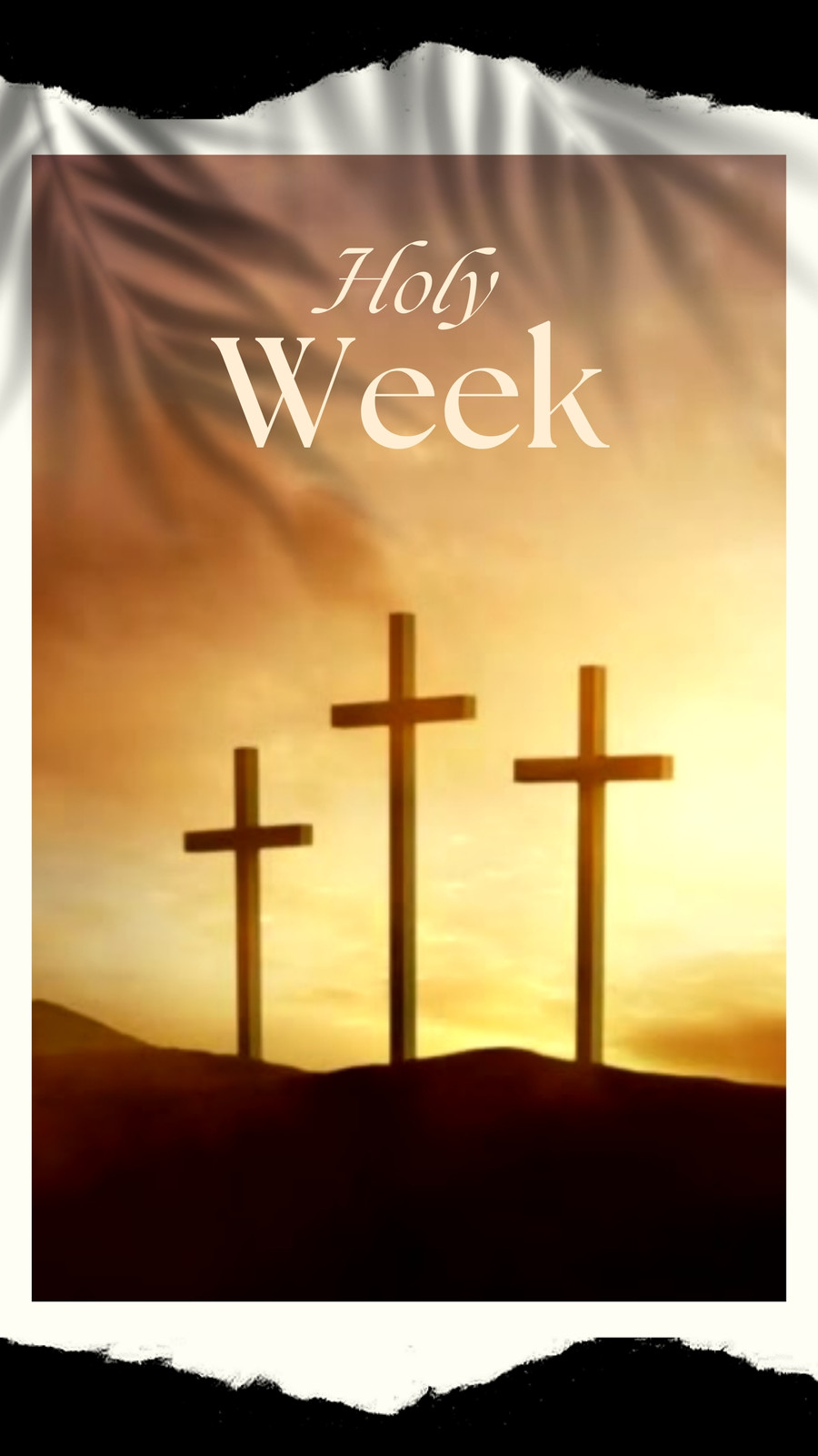 Free and customizable holy week templates