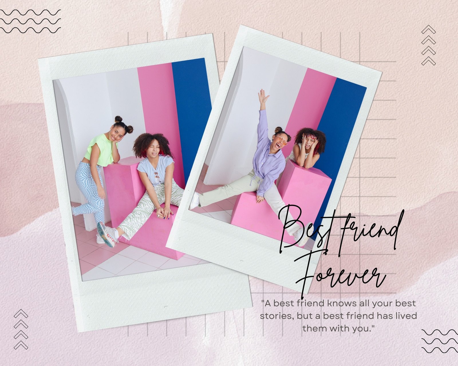 Free and customizable best friend templates