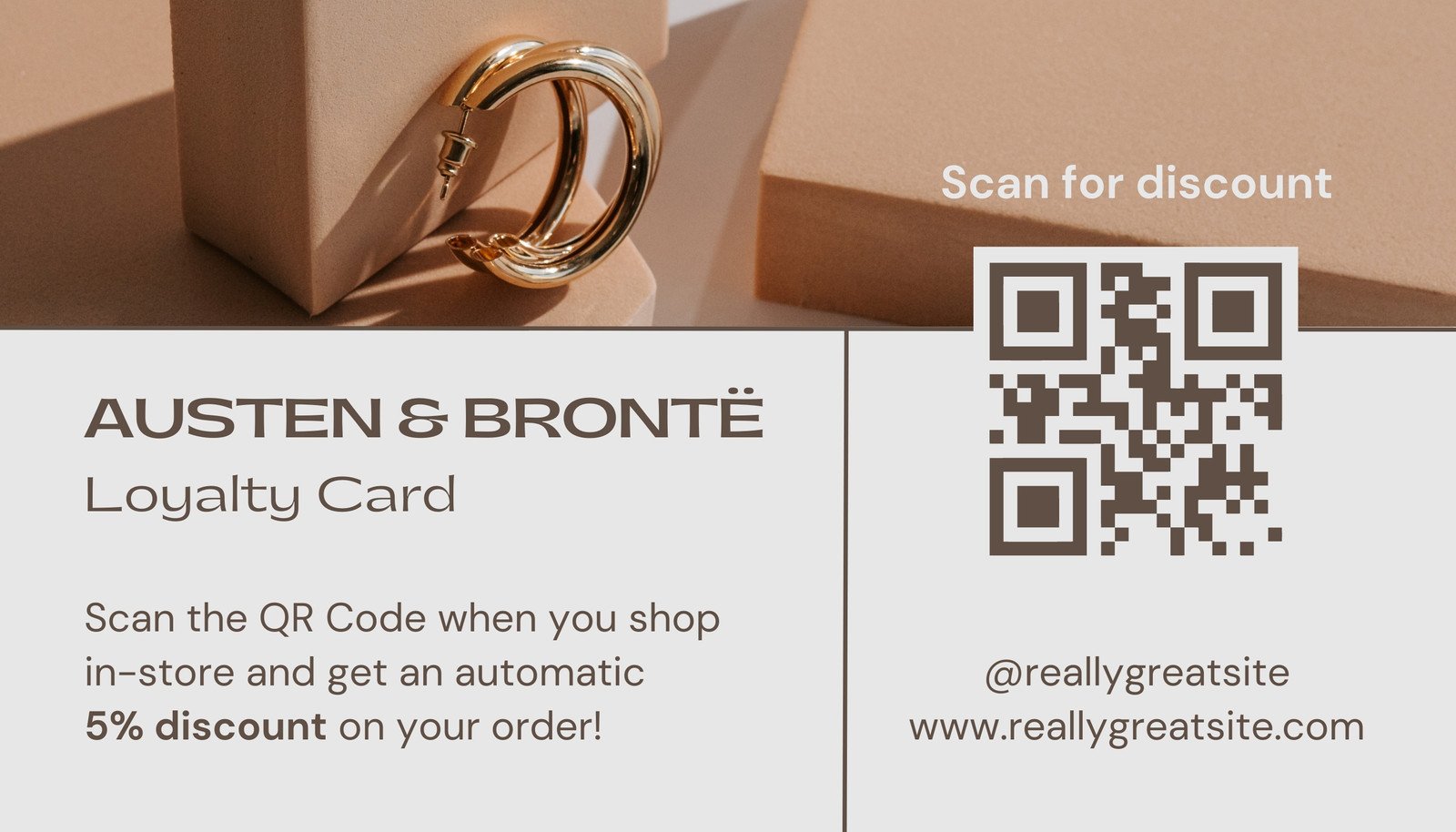 Beauty & Retail Loyalty Card