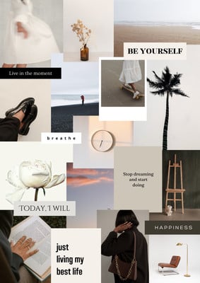 Free and customizable vision board templates