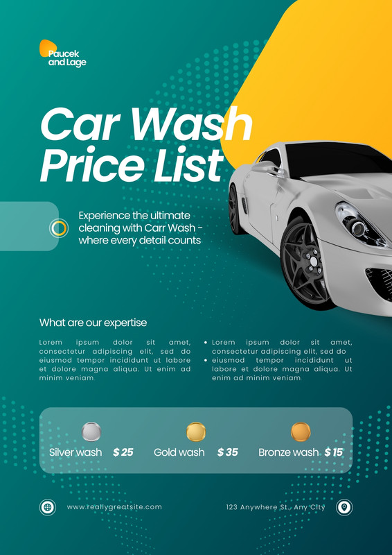 Page 3 - Free, printable, customizable car wash flyer templates | Canva