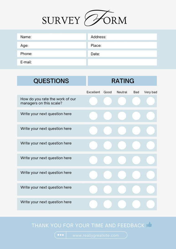 Free and customizable survey templates | Canva