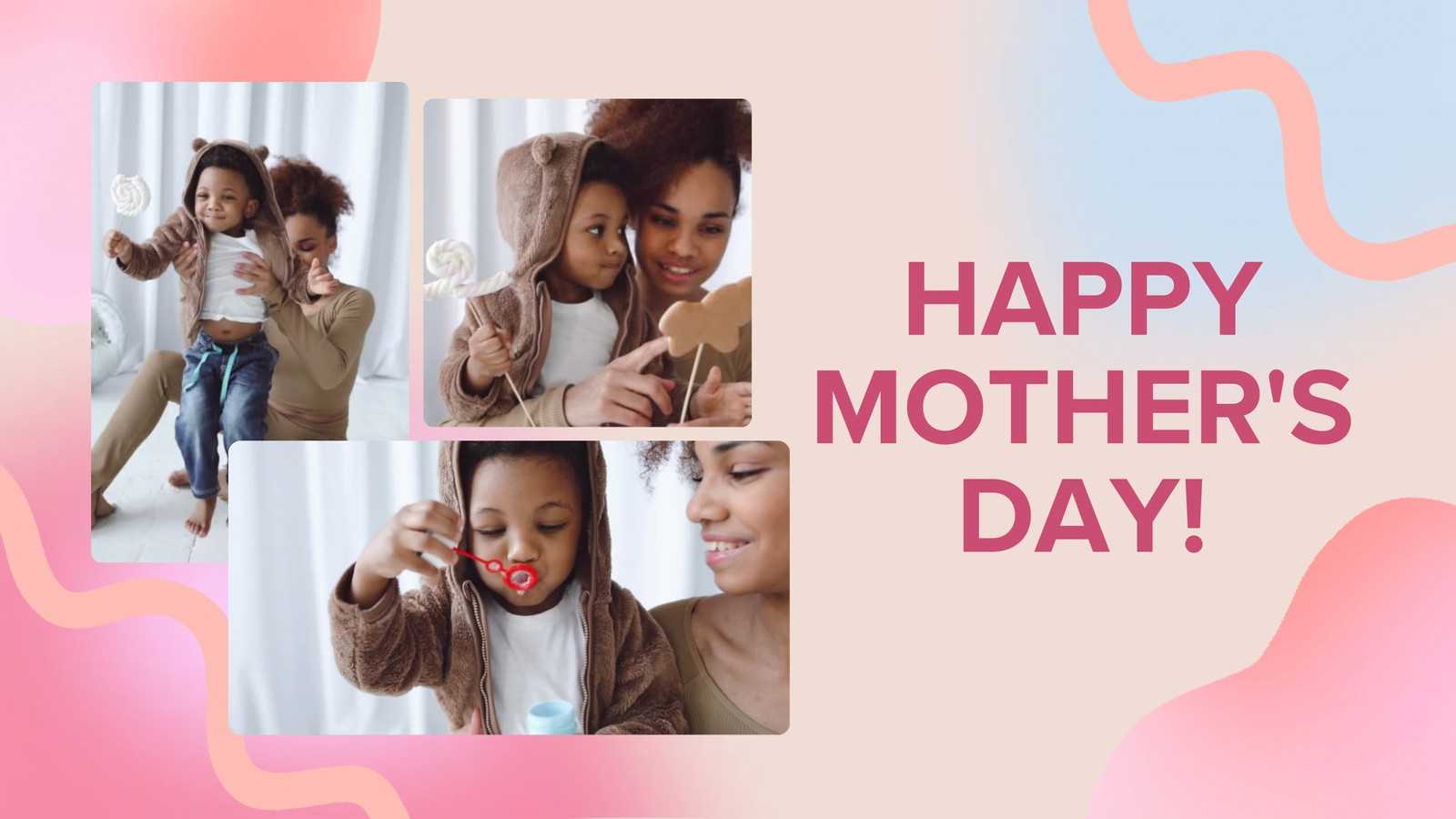 Tutorial Edit Video Hari Ibu Happy National Mothers Day Template