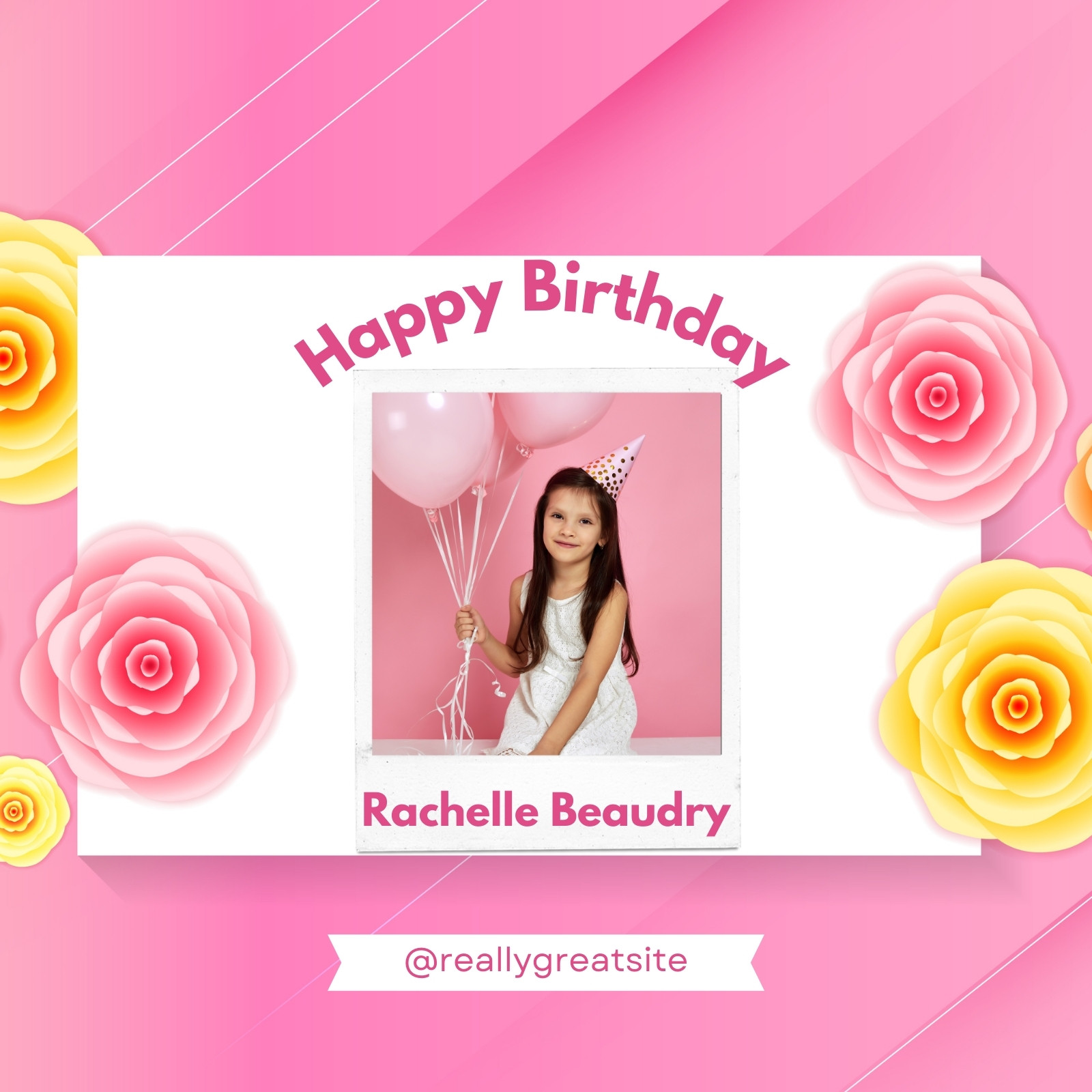 Free, custom printable birthday card templates