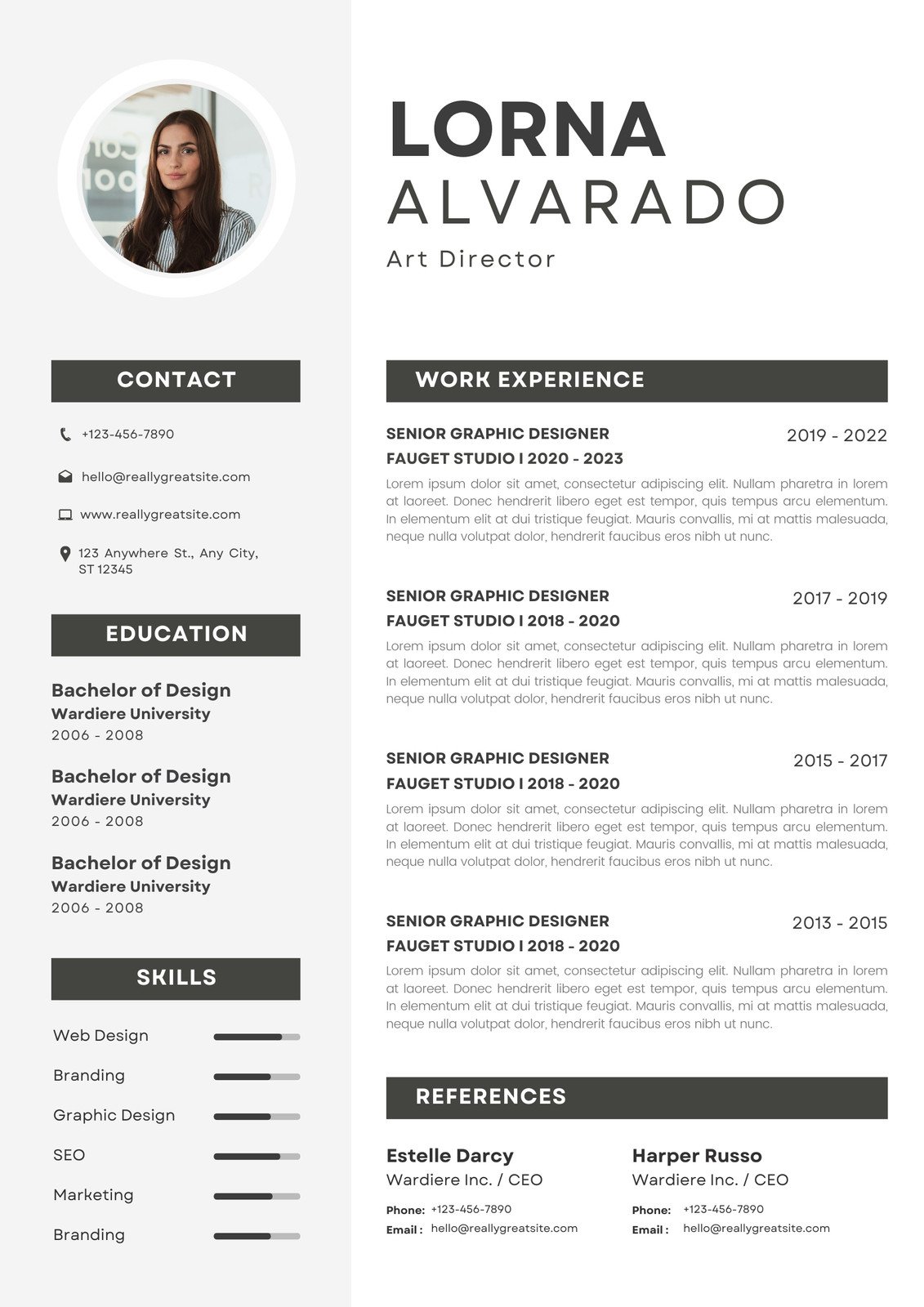 Minimalist CV Resume